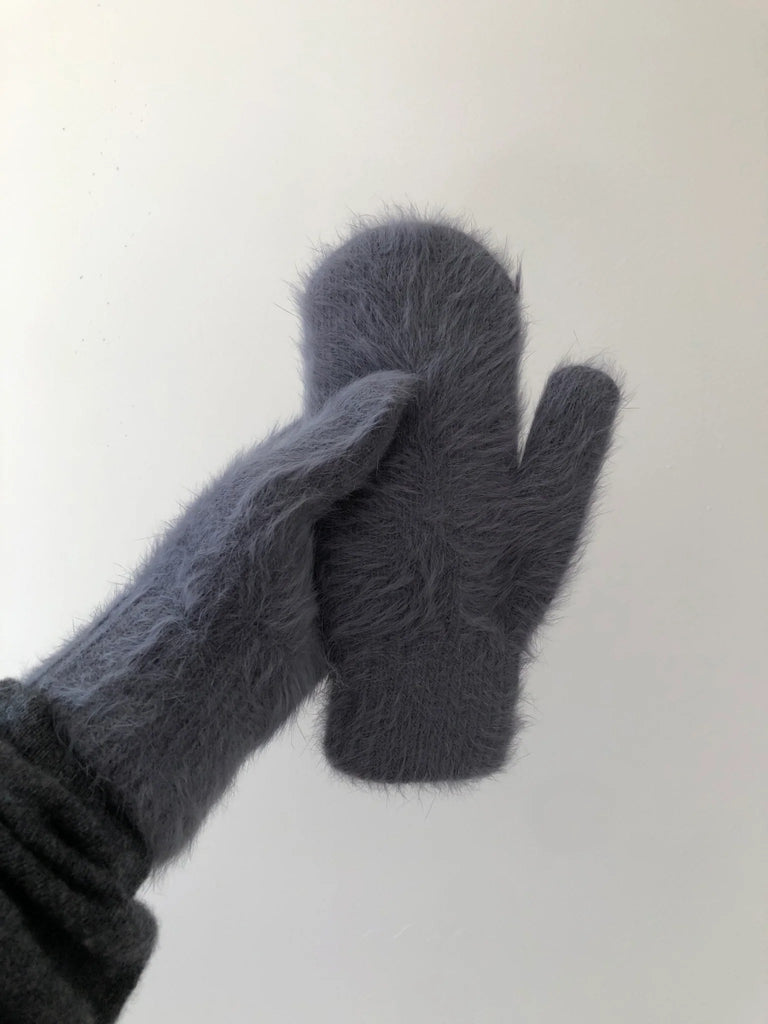 Billy Bamboo Fluffy Angora Mitts (Many Colours) - Victoire BoutiqueBilly BambooHats Ottawa Boutique Shopping Clothing