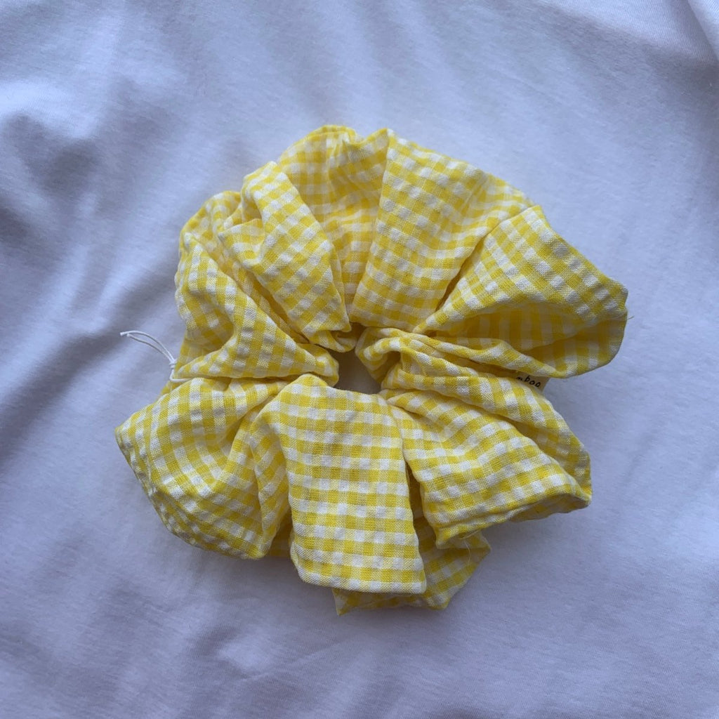 Billy Bamboo Gingham Scrunchies (Many Colours) - Victoire BoutiqueBilly BambooHair Accessories Ottawa Boutique Shopping Clothing