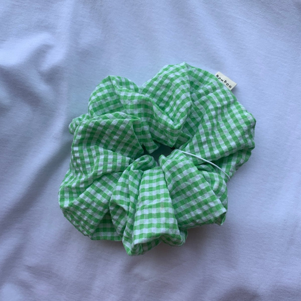 Billy Bamboo Gingham Scrunchies (Many Colours) - Victoire BoutiqueBilly BambooHair Accessories Ottawa Boutique Shopping Clothing