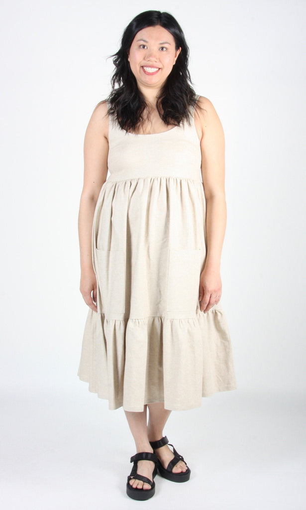 Birds of North America Bergeronette Dress - Sand (Online Exclusive) - Victoire BoutiqueBirds of North AmericaDresses Ottawa Boutique Shopping Clothing