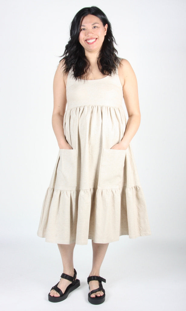 Birds of North America Bergeronette Dress - Sand (Online Exclusive) - Victoire BoutiqueBirds of North AmericaDresses Ottawa Boutique Shopping Clothing