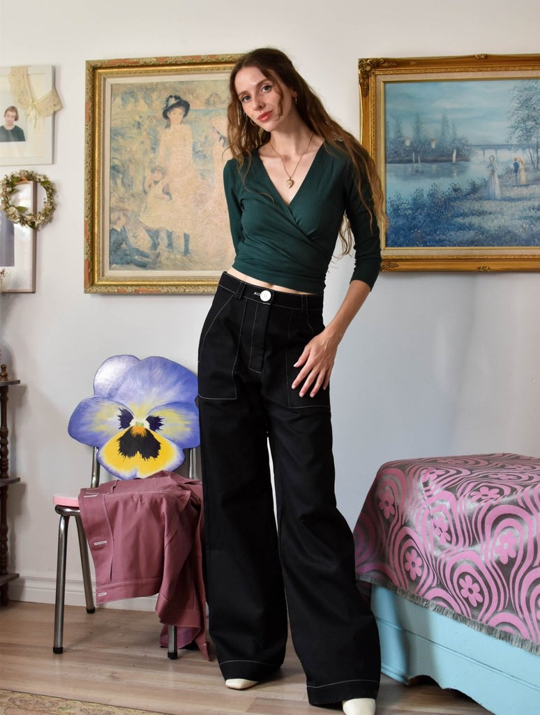 Birds of North America Bonxie Pants (Black) - Victoire BoutiqueBirds of North AmericaBottoms Ottawa Boutique Shopping Clothing