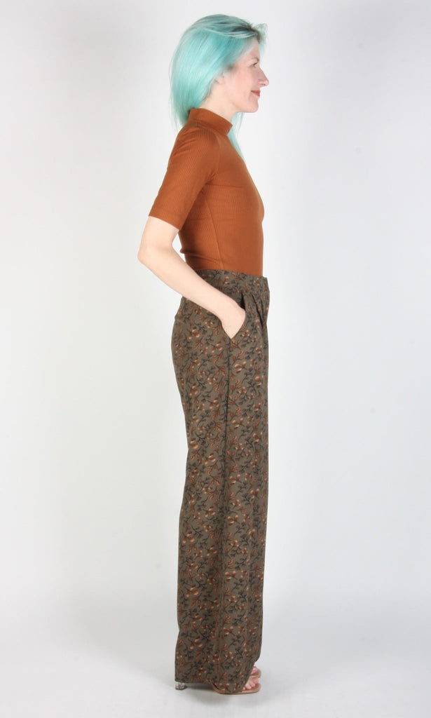Birds of North America Bowerbird Pants (Greenwood) - Victoire BoutiqueBirds of North AmericaBottoms Ottawa Boutique Shopping Clothing