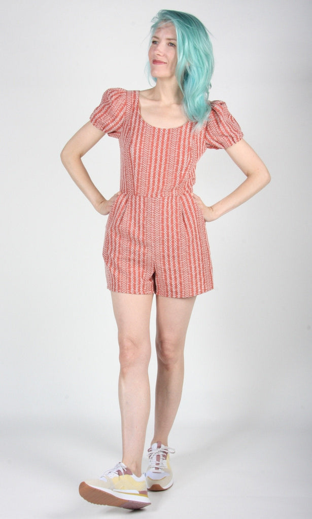 Birds of North America Bufflehead Romper - Cinnamon (Online Exclusive) - Victoire BoutiqueBirds of North AmericaJumpsuits Ottawa Boutique Shopping Clothing