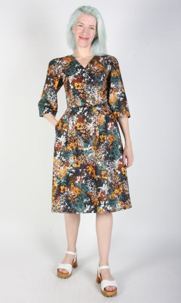 Birds of North America Chestnut Bunting Dress (Everlasting) - Victoire BoutiqueBirds of North AmericaDresses Ottawa Boutique Shopping Clothing