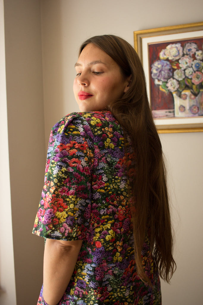 Birds of North America Cottontop Dress (Flowerburst) - Victoire BoutiqueBirds of North AmericaDresses Ottawa Boutique Shopping Clothing