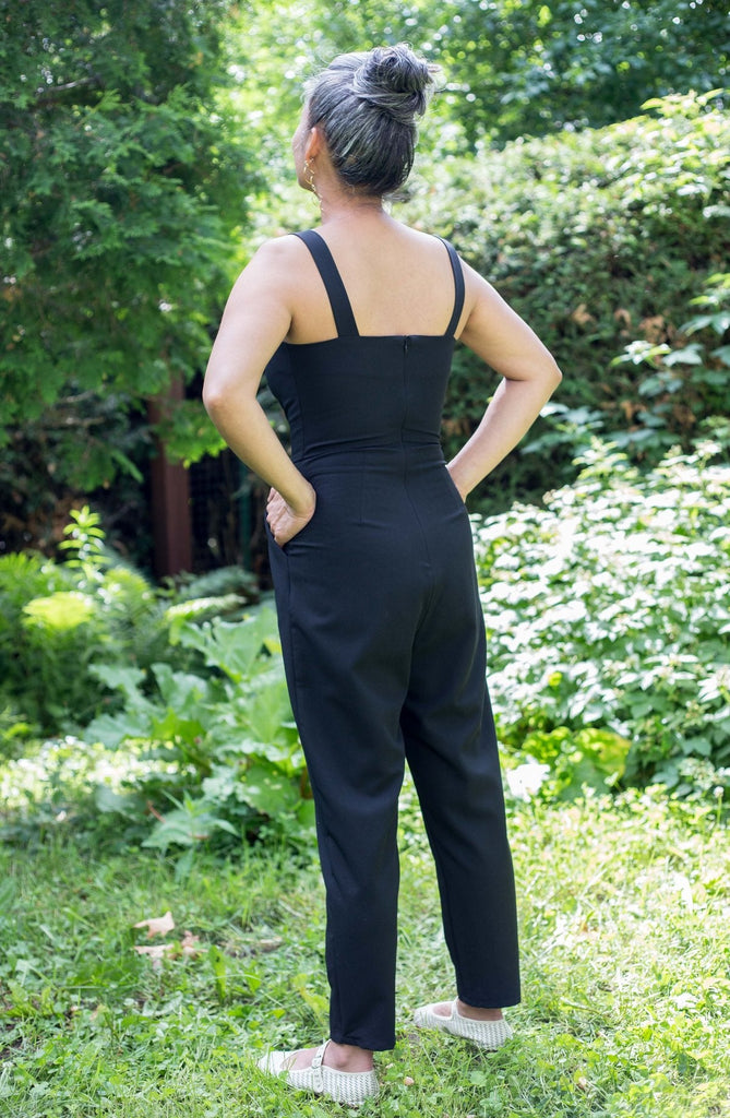 Birds Of North America Crossbill Jumpsuit (Black) - Victoire BoutiqueBirds of North AmericaJumpsuits Ottawa Boutique Shopping Clothing