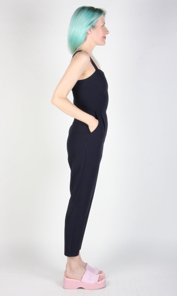 Birds Of North America Crossbill Jumpsuit (Navy) - Victoire BoutiqueBirds of North AmericaJumpsuits Ottawa Boutique Shopping Clothing