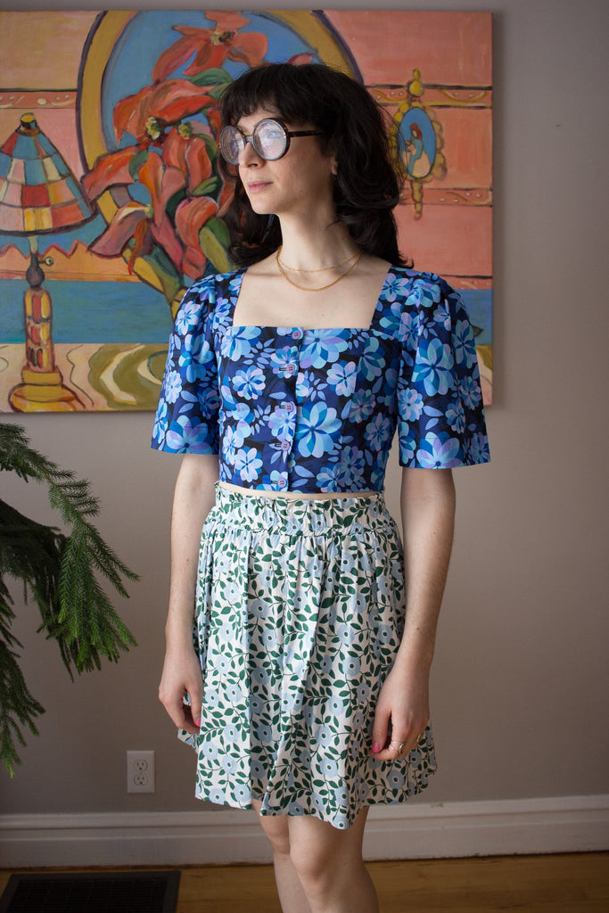 Birds of North America Dunk-A-Doo Top (Larkspur Blue) - Victoire BoutiqueBirds of North AmericaTops Ottawa Boutique Shopping Clothing