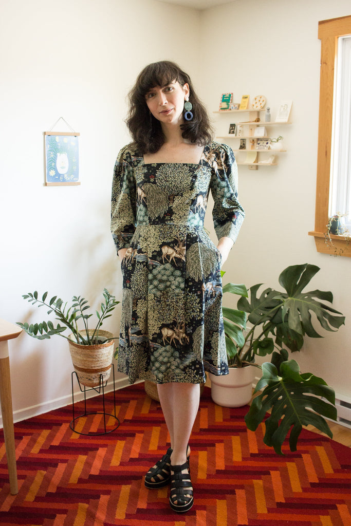 Birds of North America Helldiver Dress (Grazing) - Victoire BoutiqueBirds of North AmericaDresses Ottawa Boutique Shopping Clothing