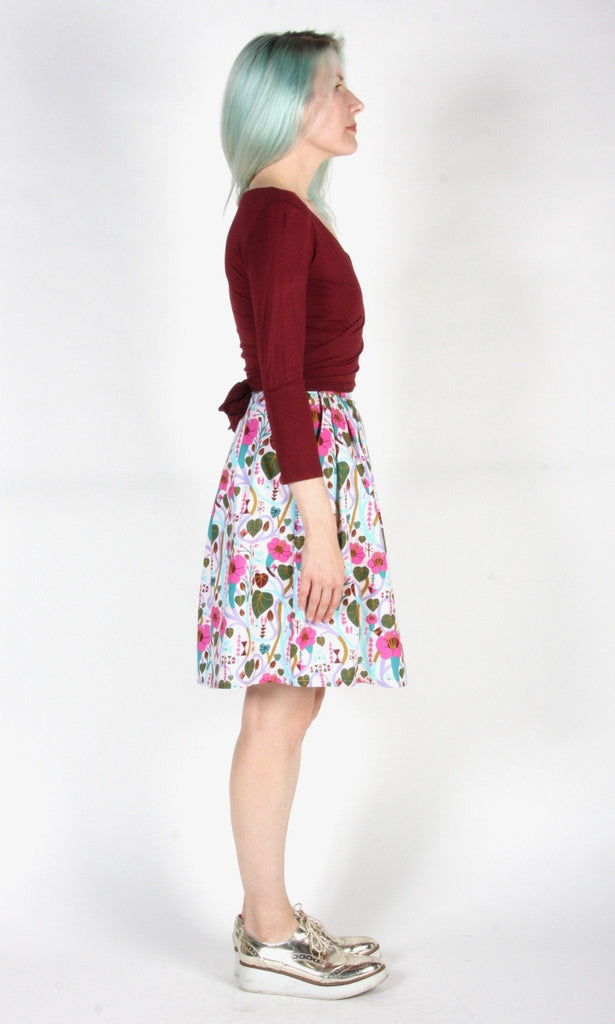 Birds of North America Linnet Skirt - Trumpet Vine (Online Exclusive) - Victoire BoutiqueBirds of North AmericaBottoms Ottawa Boutique Shopping Clothing