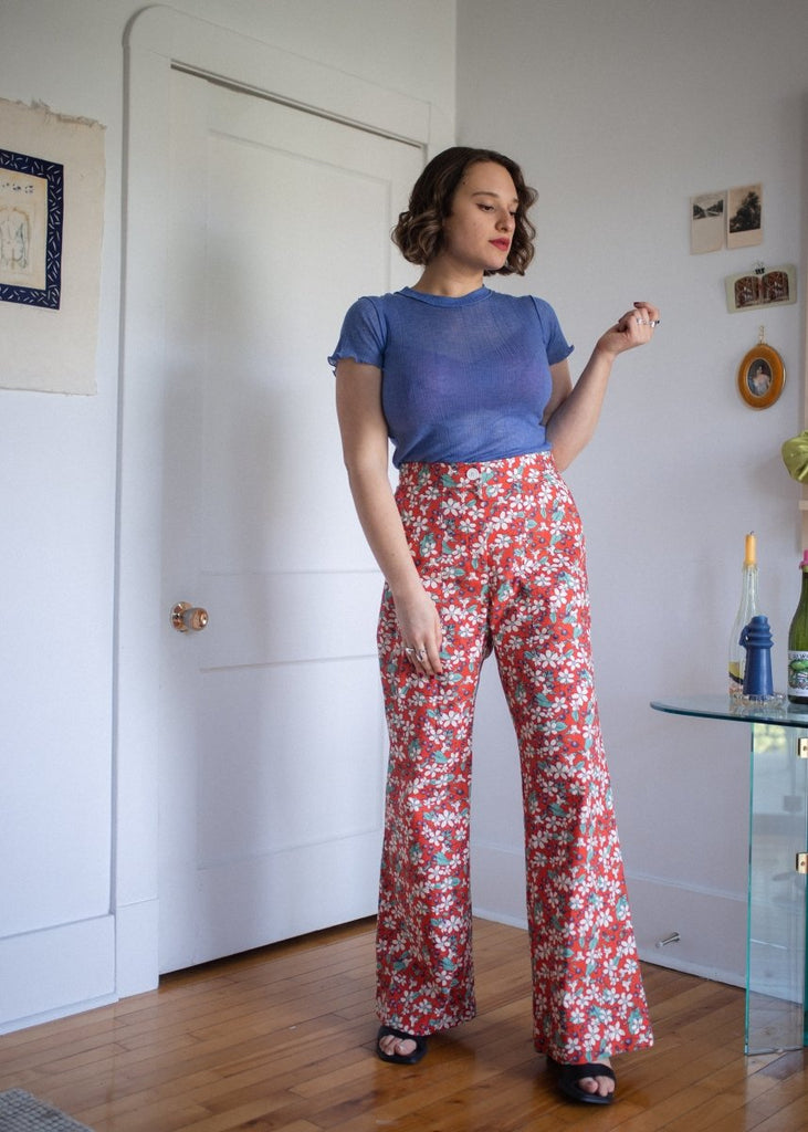 Birds of North America Marlin Pants (Wild Currant) - Victoire BoutiqueBirds of North Americabottoms Ottawa Boutique Shopping Clothing