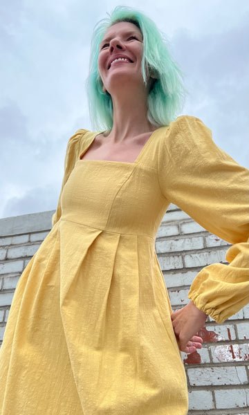 Birds of North America Marlinspike Dress (Sunflower) - Victoire BoutiqueBirds of North AmericaDresses Ottawa Boutique Shopping Clothing