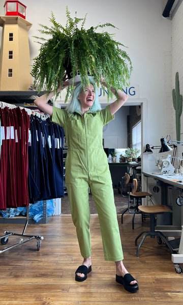Birds of North America Nonpareil Jumpsuit (Avocado) - Victoire BoutiqueBirds of North AmericaJumpsuits Ottawa Boutique Shopping Clothing