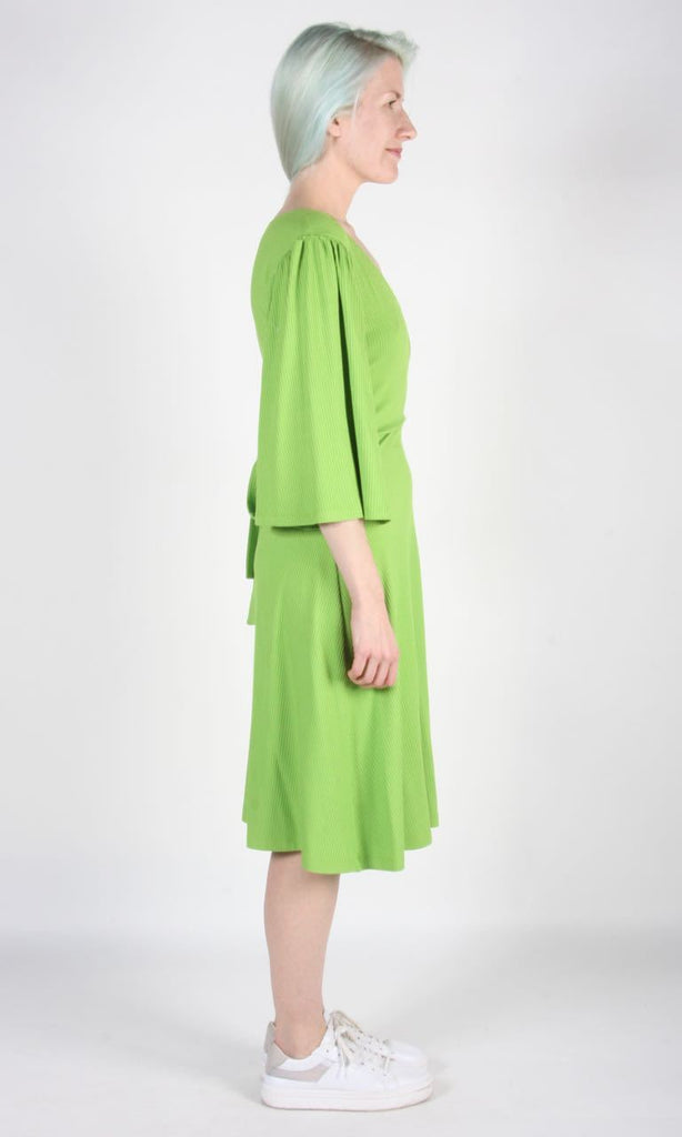 Birds of North America Palmcreeper Dress - Lime (Online Exclusive) - Victoire BoutiqueBirds of North AmericaDresses Ottawa Boutique Shopping Clothing