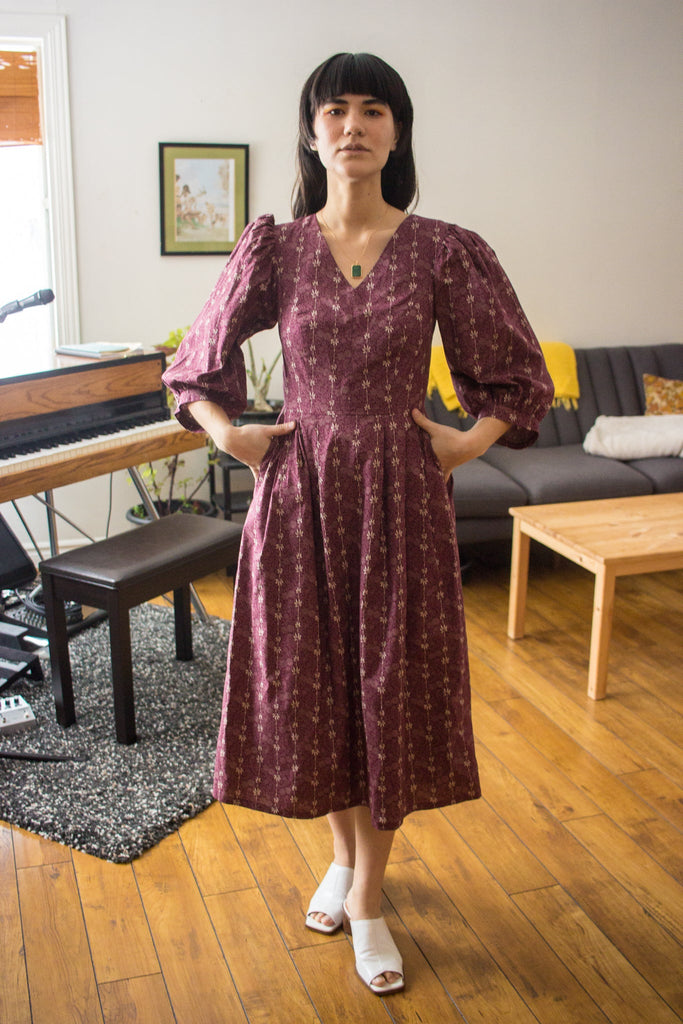 Birds of North America Paruline Dress - Amaranth (Online Exclusive) - Victoire BoutiqueBirds of North AmericaDresses Ottawa Boutique Shopping Clothing