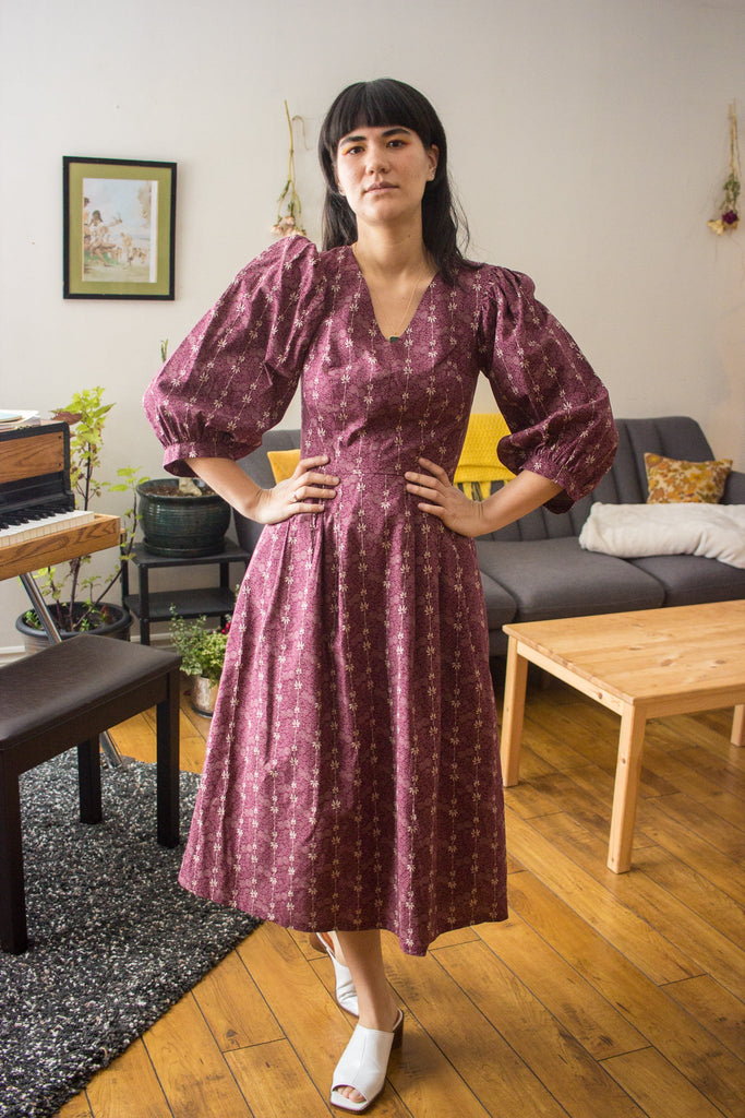 Birds of North America Paruline Dress - Amaranth (Online Exclusive) - Victoire BoutiqueBirds of North AmericaDresses Ottawa Boutique Shopping Clothing