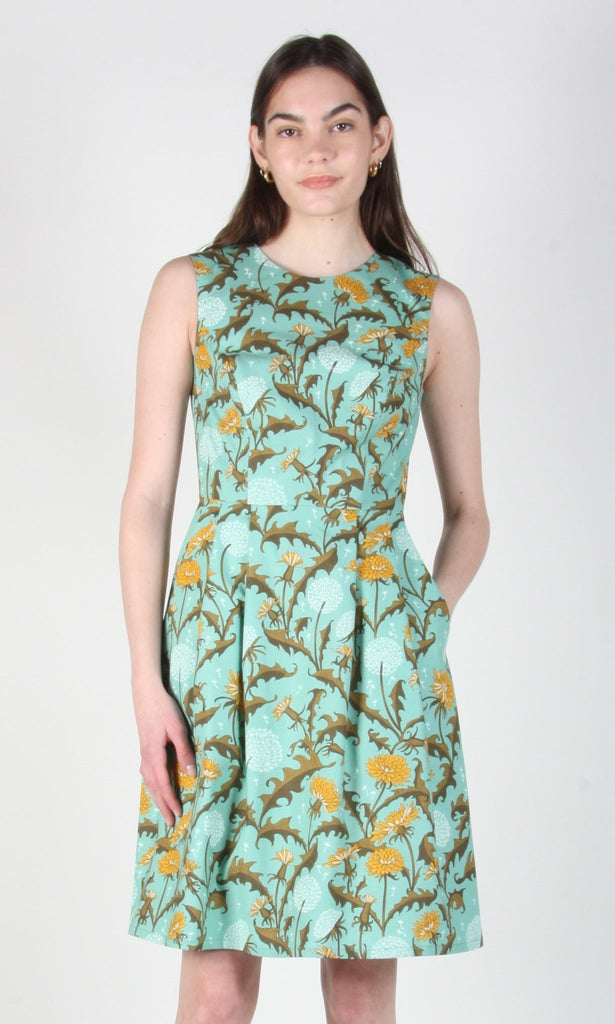 Birds of North America Peafowl Dress (Pissenlit) - Victoire BoutiqueBirds of North AmericaDresses Ottawa Boutique Shopping Clothing
