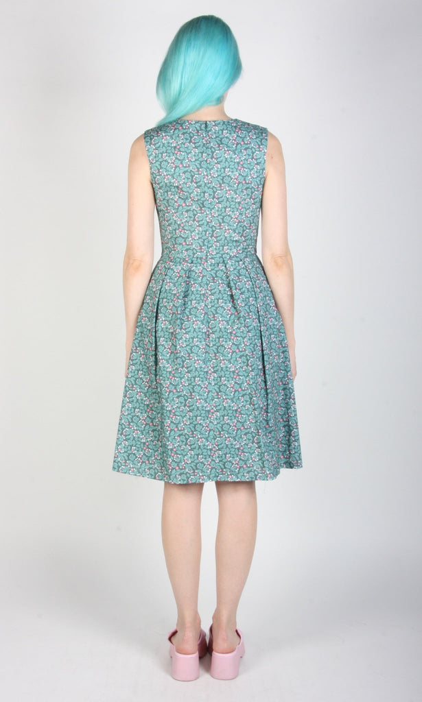 Birds of North America Peafowl Dress (Strawberry Blossom) - Victoire BoutiqueBirds of North AmericaDresses Ottawa Boutique Shopping Clothing