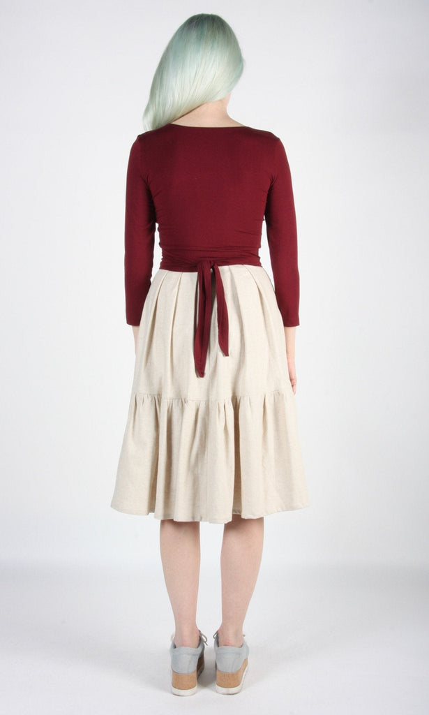Birds of North America Petronia Skirt - Sand (Online Exclusive) - Victoire BoutiqueBirds of North AmericaBottoms Ottawa Boutique Shopping Clothing