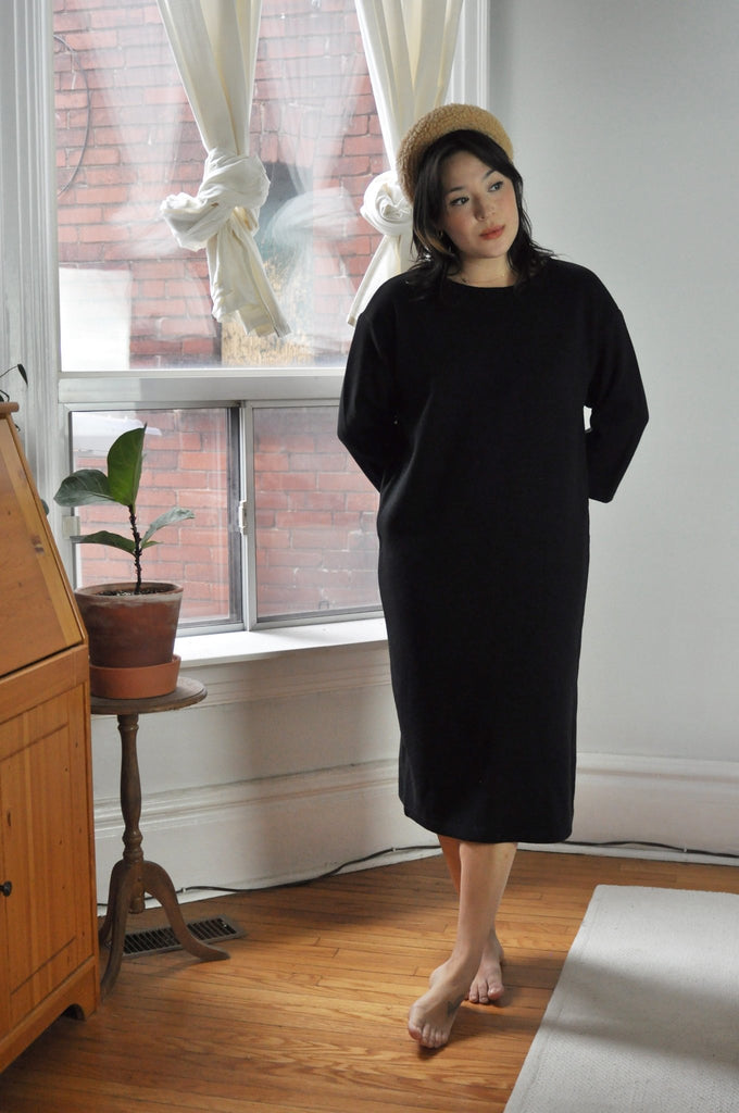 Birds of North America Synallaxe Dress - Black (Online Exclusive) - Victoire BoutiqueBirds of North AmericaDresses Ottawa Boutique Shopping Clothing
