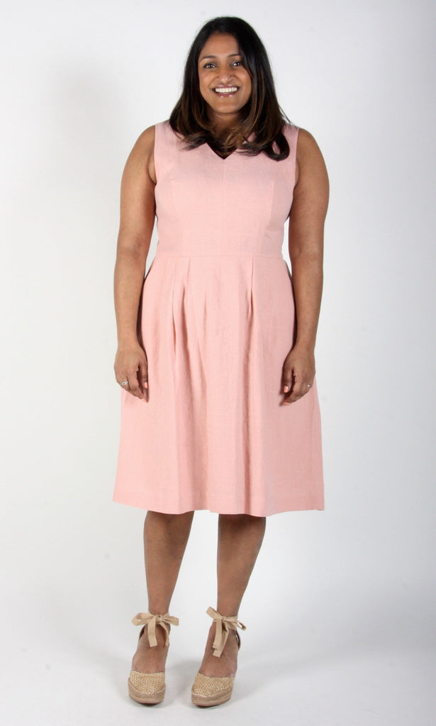 Birds of North America Tammie Norrie Dress - Peach (Online Exclusive) - Victoire BoutiqueBirds of North AmericaDresses Ottawa Boutique Shopping Clothing