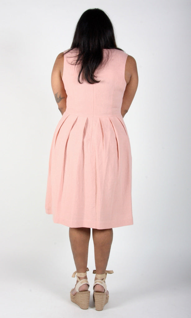 Birds of North America Tammie Norrie Dress - Peach (Online Exclusive) - Victoire BoutiqueBirds of North AmericaDresses Ottawa Boutique Shopping Clothing