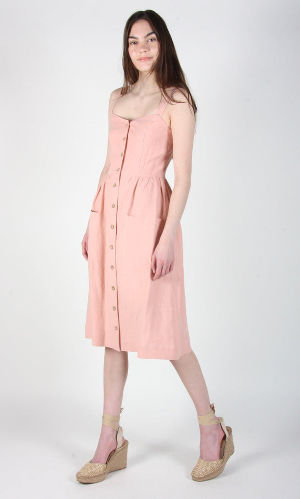 Birds of North America Thistlebird Dress - Peach (Online Exclusive) - Victoire BoutiqueBirds of North AmericaDresses Ottawa Boutique Shopping Clothing