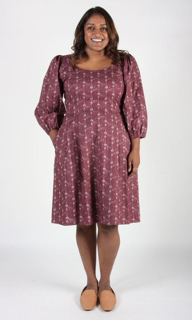Birds of North America Tyran Dress - Amaranth Grove (Online Exclusive) - Victoire BoutiqueBirds of North AmericaDresses Ottawa Boutique Shopping Clothing