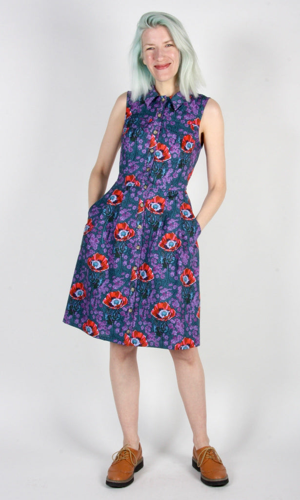 Birds of North America Vanneau Dress - Somniferum (Online Exclusive) - Victoire BoutiqueBirds of North AmericaDresses Ottawa Boutique Shopping Clothing
