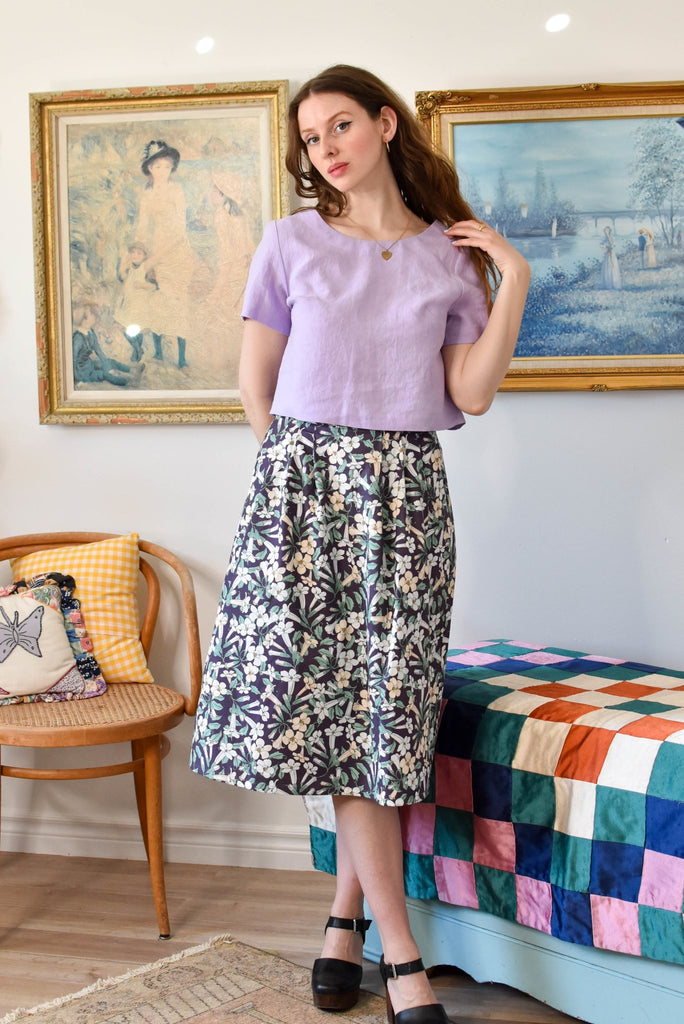 Birds of North America Water Witch Skirt (Honeysuckle) - Victoire BoutiqueBirds of North Americabottoms Ottawa Boutique Shopping Clothing
