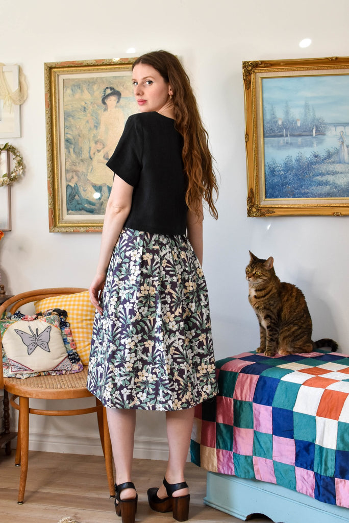Birds of North America Water Witch Skirt (Honeysuckle) - Victoire BoutiqueBirds of North Americabottoms Ottawa Boutique Shopping Clothing