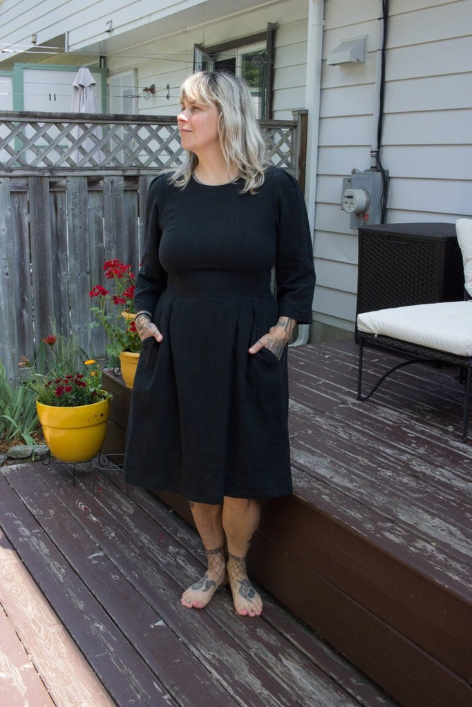 Birds of North America Whistling Snipe Dress (Black) - Victoire BoutiqueBirds of North America Ottawa Boutique Shopping Clothing