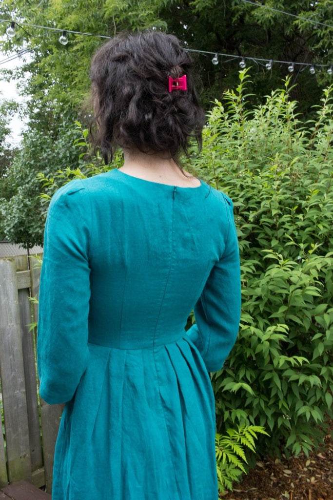 Birds of North America Whistling Snipe Dress (Teal) - Victoire BoutiqueBirds of North America Ottawa Boutique Shopping Clothing