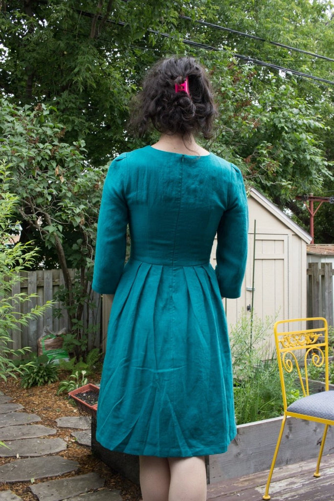 Birds of North America Whistling Snipe Dress (Teal) - Victoire BoutiqueBirds of North America Ottawa Boutique Shopping Clothing