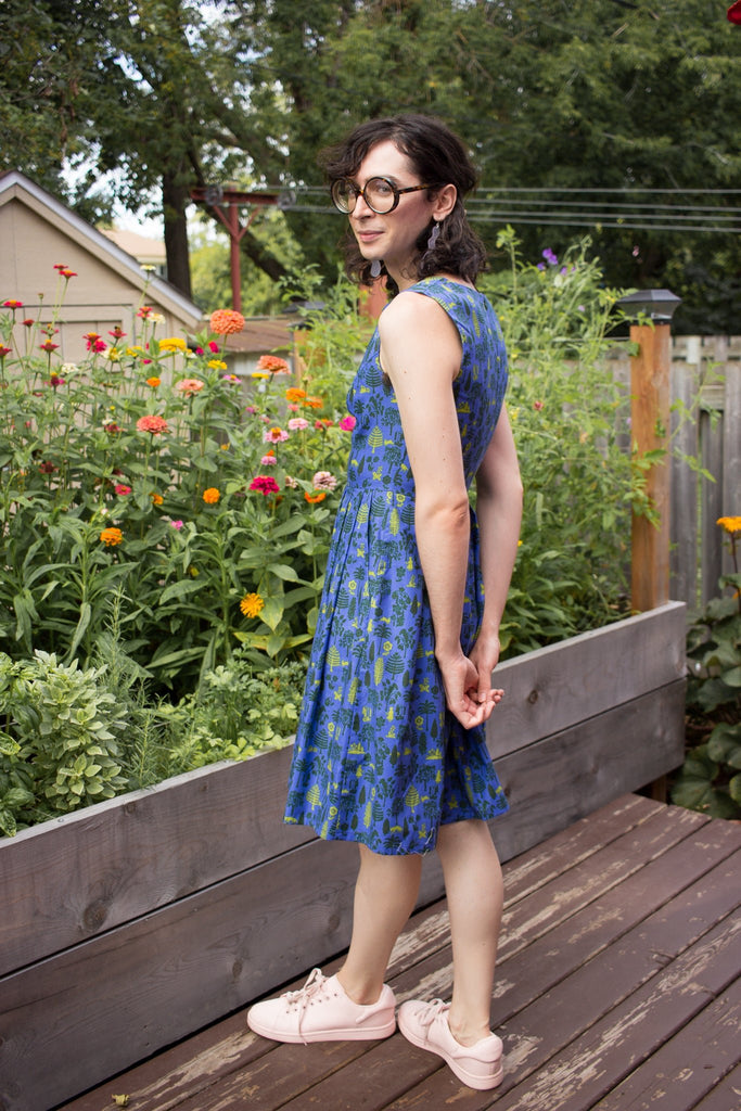 Birds of North America Wood Snipe Dress - Forager (Online Exclusive) - Victoire BoutiqueBirds of North AmericaDresses Ottawa Boutique Shopping Clothing