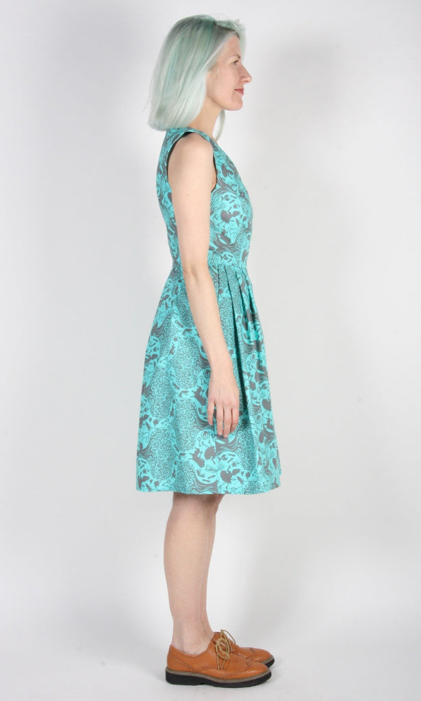 Birds of North America Wood Snipe Dress - Tea Party Tumble (Online Exclusive) - Victoire BoutiqueBirds of North AmericaDresses Ottawa Boutique Shopping Clothing