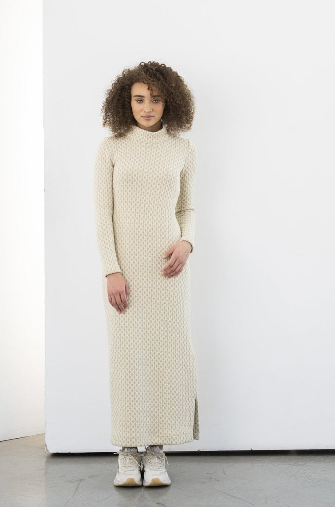 Bodybag Gilmour Maxi Dress (Cream Boing Knit) - Victoire BoutiqueBodybagDresses Ottawa Boutique Shopping Clothing