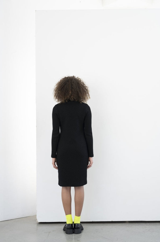 Bodybag Lennon Dress (Black Boing Knit) - Victoire BoutiqueBodybagDresses Ottawa Boutique Shopping Clothing
