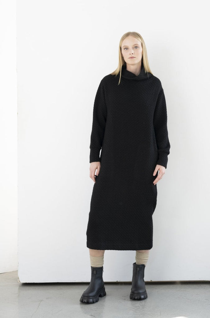 Bodybag Stewart Dress (Black Boing Knit) - Victoire BoutiqueBodybagDresses Ottawa Boutique Shopping Clothing