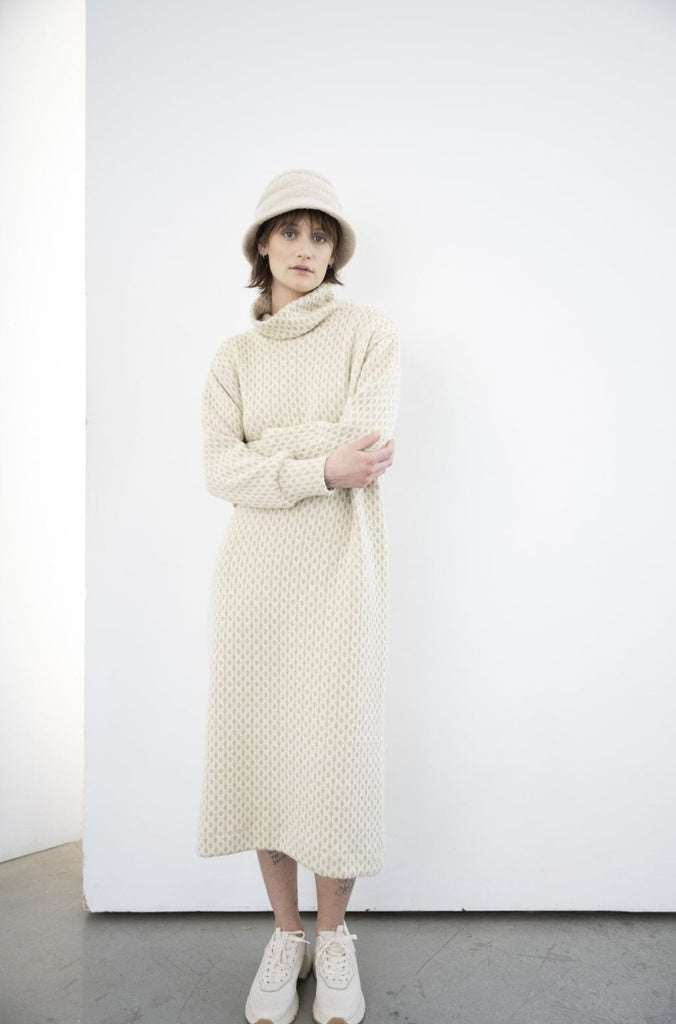Bodybag Stewart Dress (Cream Boing Knit) - Victoire BoutiqueBodybagDresses Ottawa Boutique Shopping Clothing