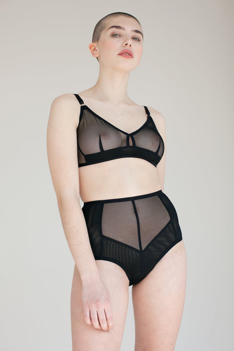 Bully Boy Brick Bra - Black (Online Exclusive) - Victoire Boutique -  Lingerie - Bully Boy - Victoire Boutique - ethical sustainable boutique  shopping Ottawa made in Canada