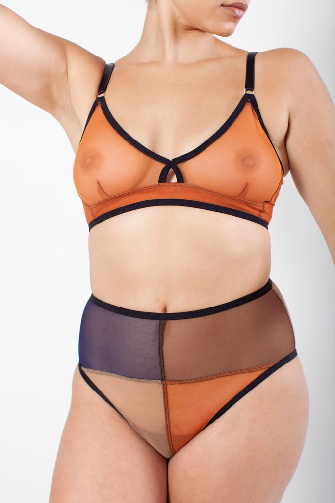 Bully Boy Brick Bra - Rust (Online Exclusive) - Victoire BoutiqueBully BoyLingerie Ottawa Boutique Shopping Clothing