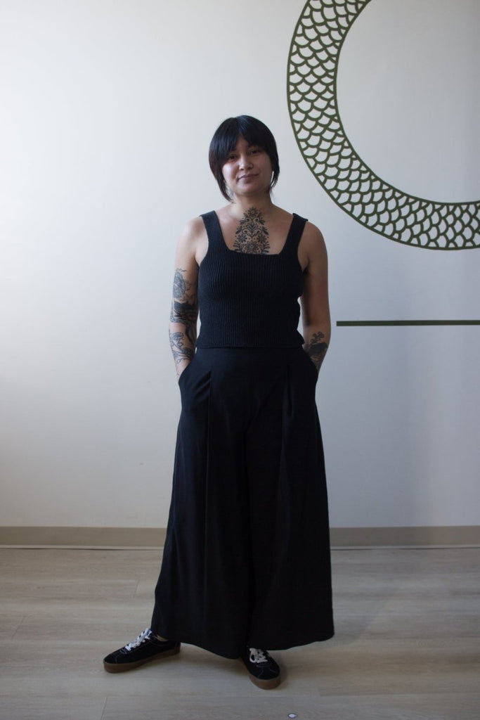 Carolyn Ferreira Rib Tank (Onyx) - Victoire BoutiqueCarolyn FerreriraTops Ottawa Boutique Shopping Clothing