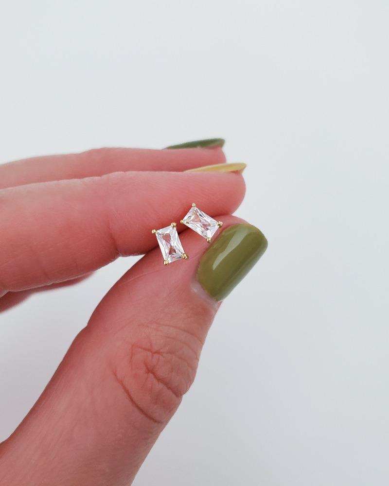 CoutuKitsch Amelie Baguette Studs (Multiple Colours) - Victoire BoutiqueCoutuKitschEarrings Ottawa Boutique Shopping Clothing