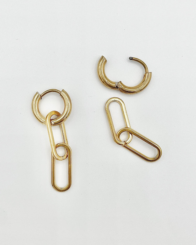 CoutuKitsch Rhodes Hoops (Silver or Gold) - Victoire BoutiqueCoutuKitschEarrings Ottawa Boutique Shopping Clothing