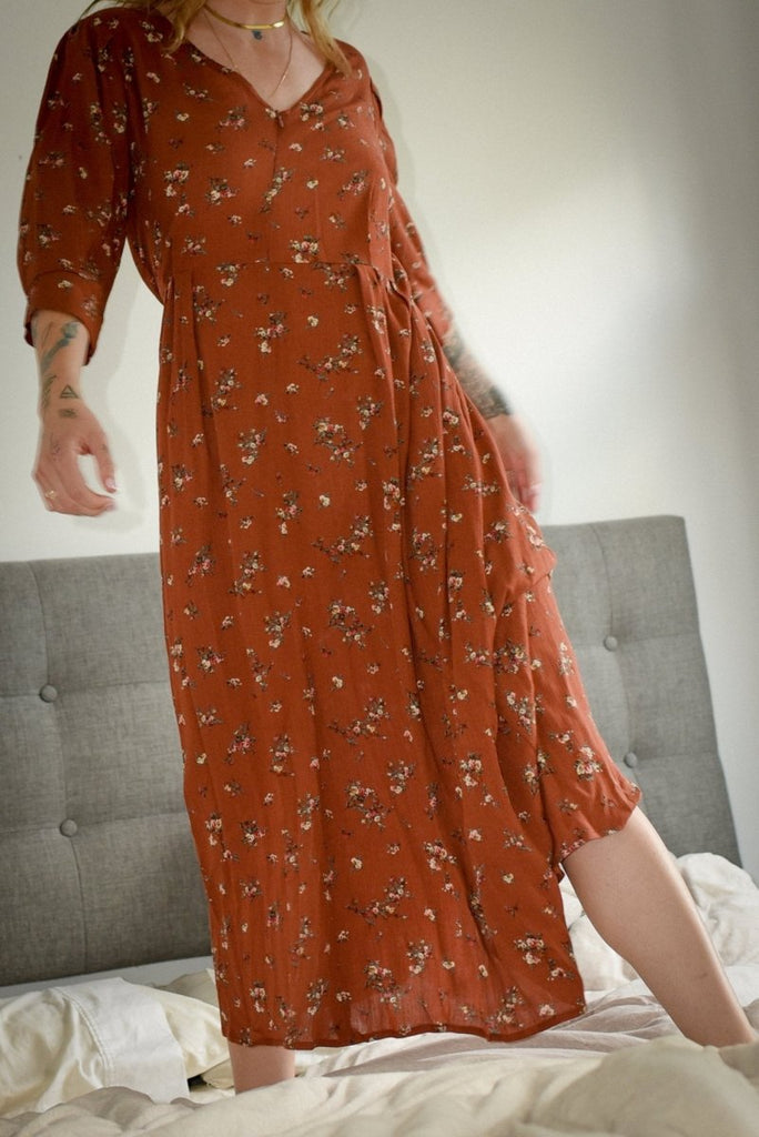Dagg and Stacey Daryl Dress (Cinnamon) - Victoire BoutiqueDagg & StaceyDresses Ottawa Boutique Shopping Clothing