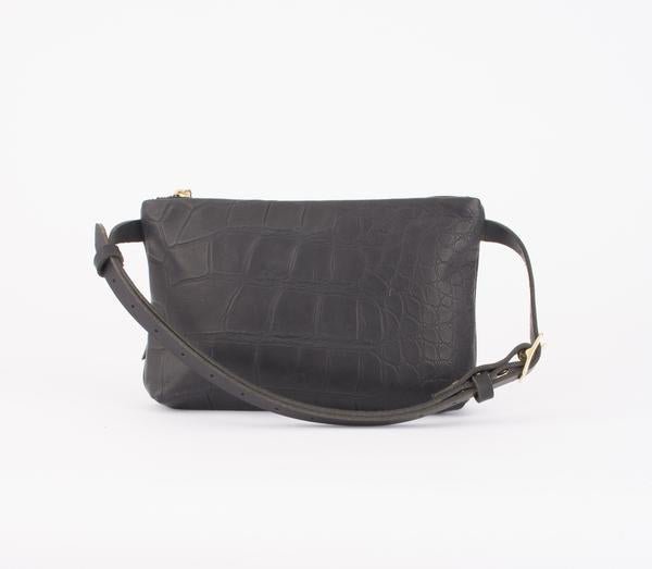 Eleven Thirty Amada Fanny Pack (Black Croc) - Victoire BoutiqueEleven ThirtyBags Ottawa Boutique Shopping Clothing