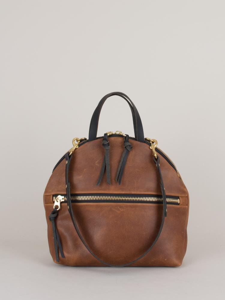 Eleven Thirty Anni Large Shoulder Bag (Bronze with Front Zipper) - Victoire BoutiqueEleven ThirtyBags Ottawa Boutique Shopping Clothing