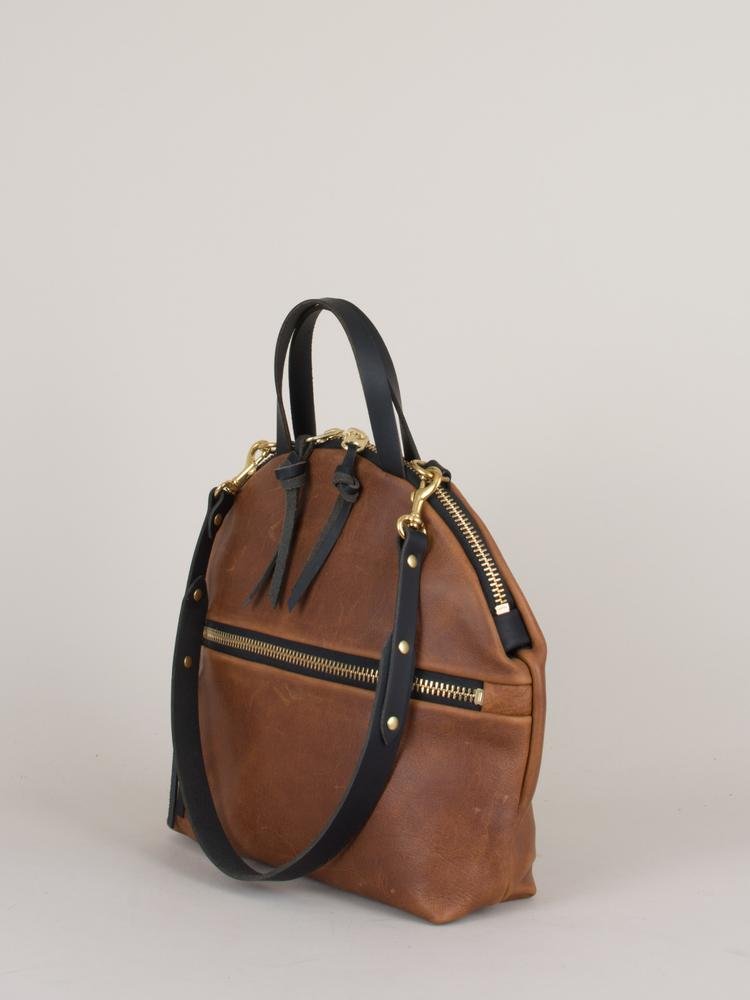 Eleven Thirty Anni Large Shoulder Bag (Bronze with Front Zipper) - Victoire BoutiqueEleven ThirtyBags Ottawa Boutique Shopping Clothing